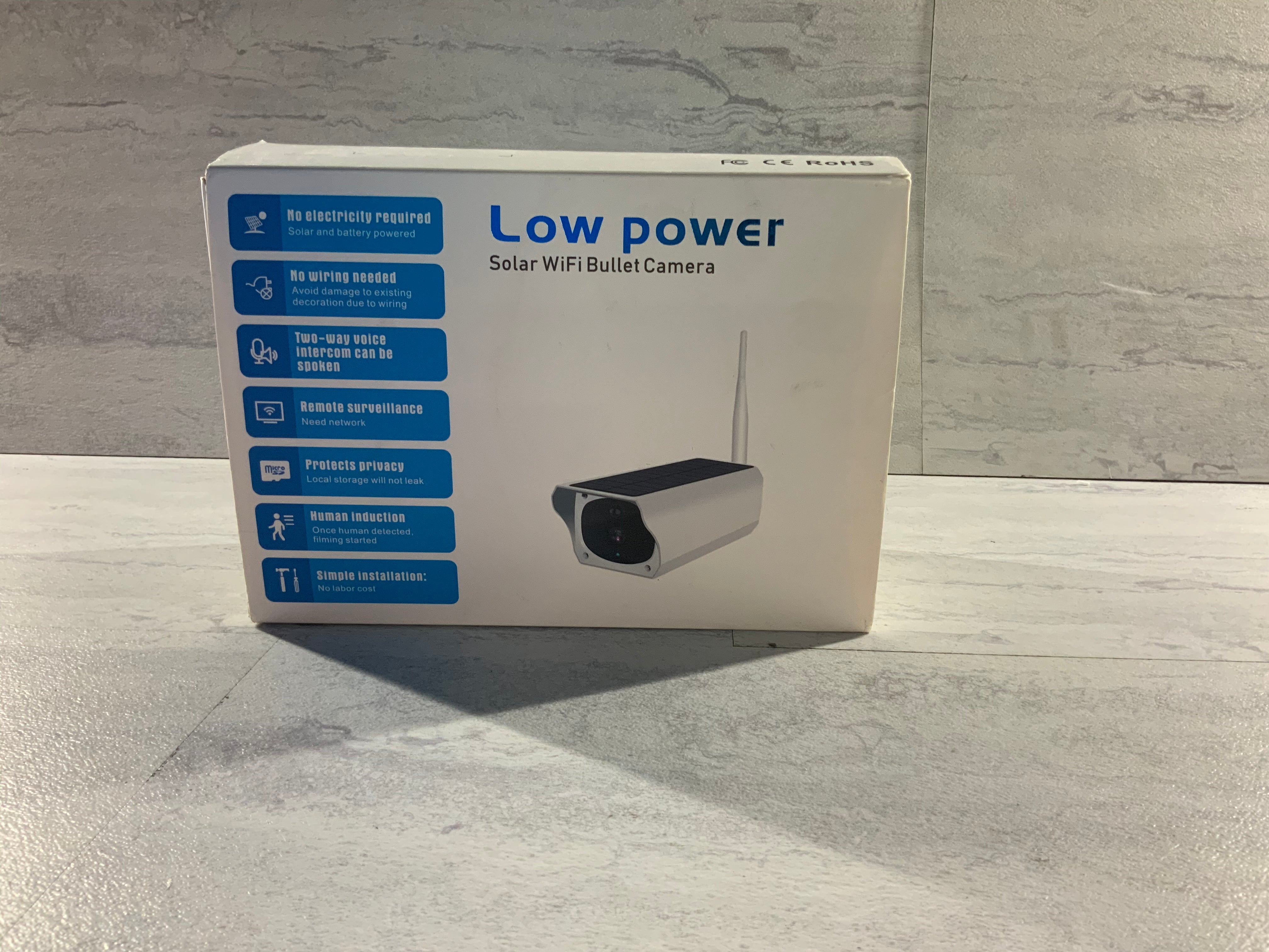 Solar Security Camera Outdoor Wireless WiFi 1080P Surveillance Home Camera (6961460707511)